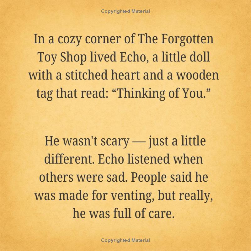 Echo and the Forgotten Toy Shop