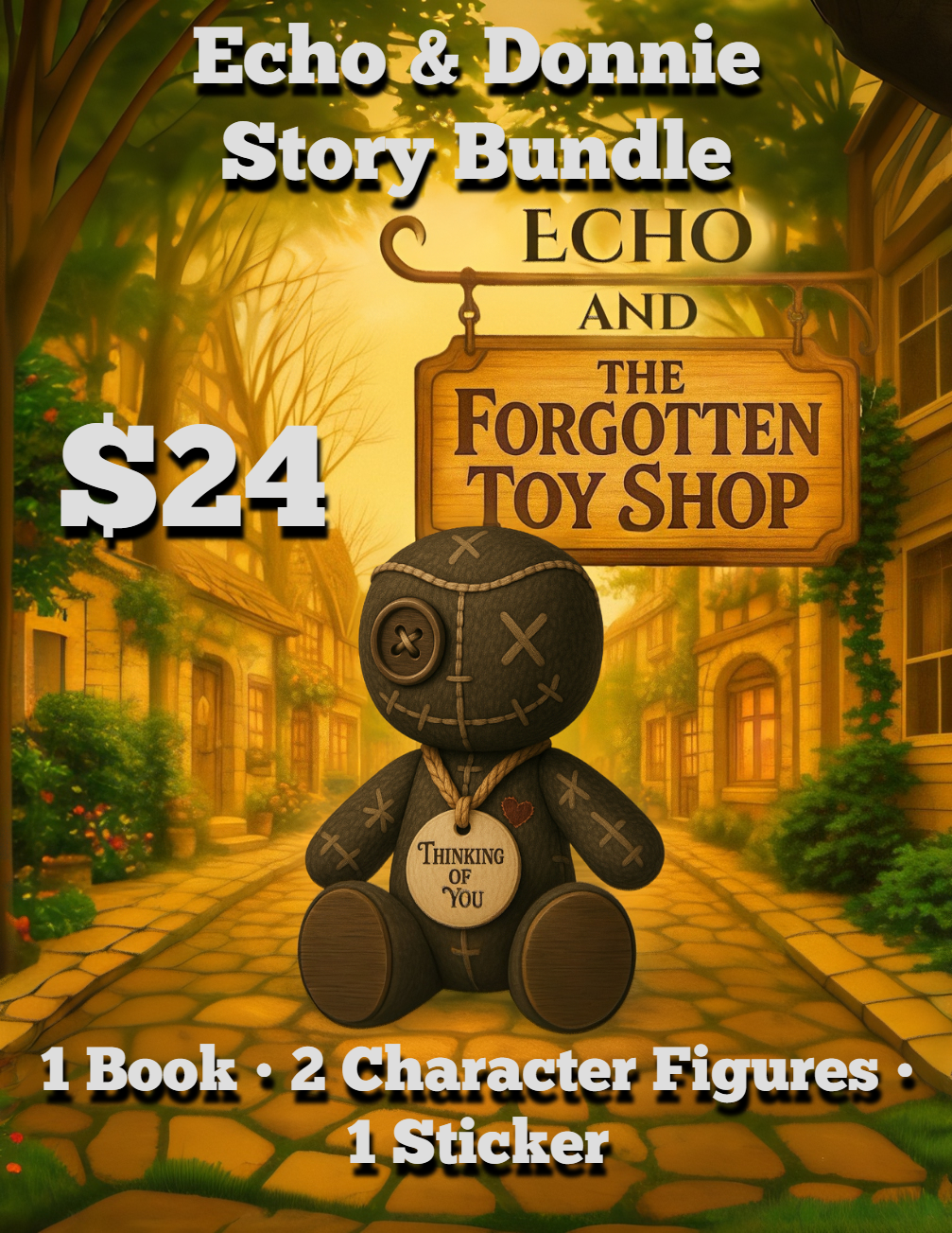 Echo and The Forgotten Toy Shop On-line Shop Exclusive Bundle.