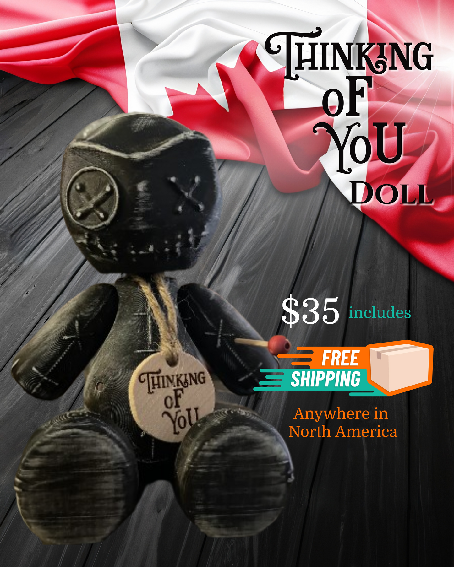 "Thinking of You" - Venting Doll